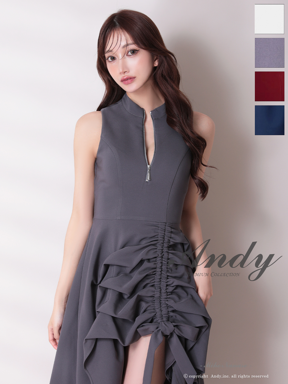 Andy アンディ 高級キャバドレスのカラーバリエーション画像2