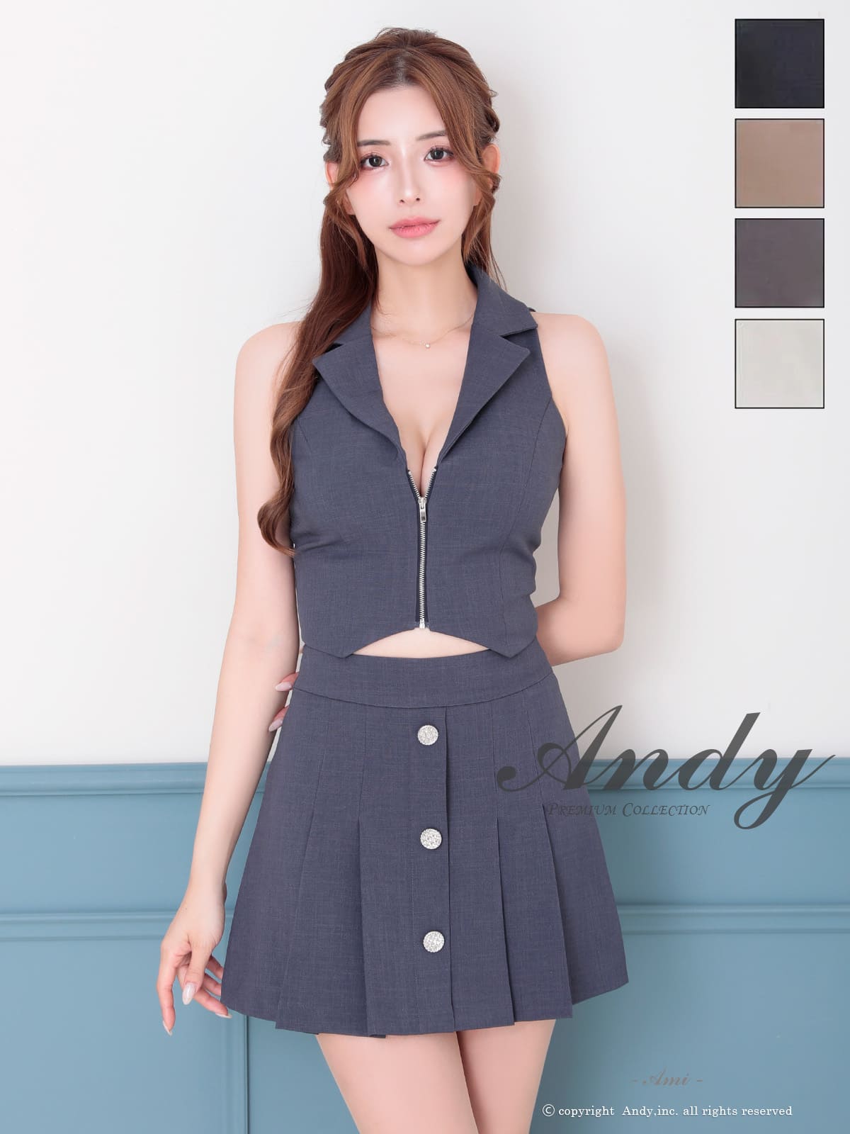 Andy アンディ 高級キャバドレスのカラーバリエーション画像1