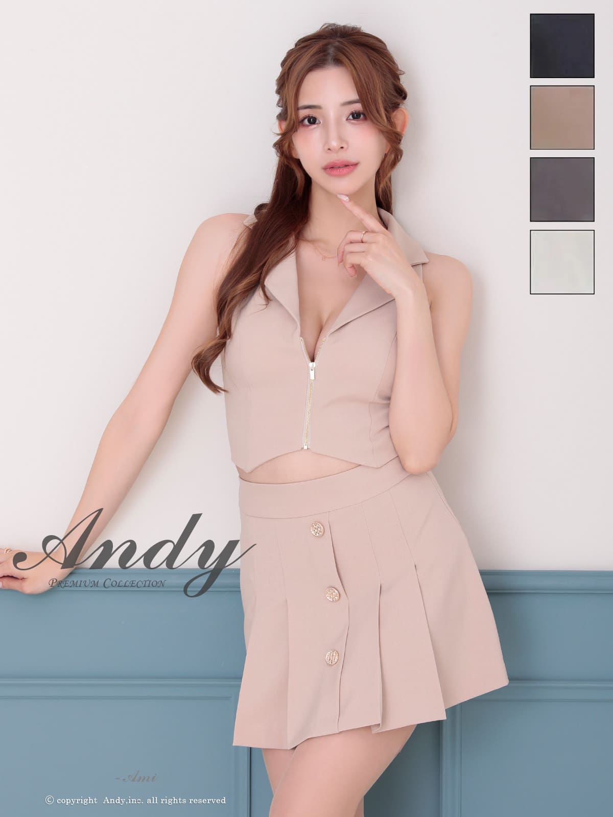 Andy アンディ 高級キャバドレスのカラーバリエーション画像2