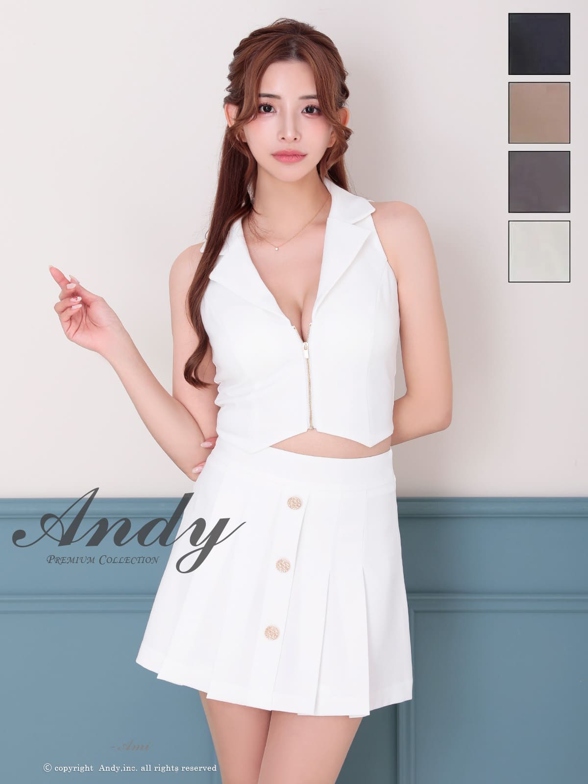 Andy アンディ 高級キャバドレスのカラーバリエーション画像2