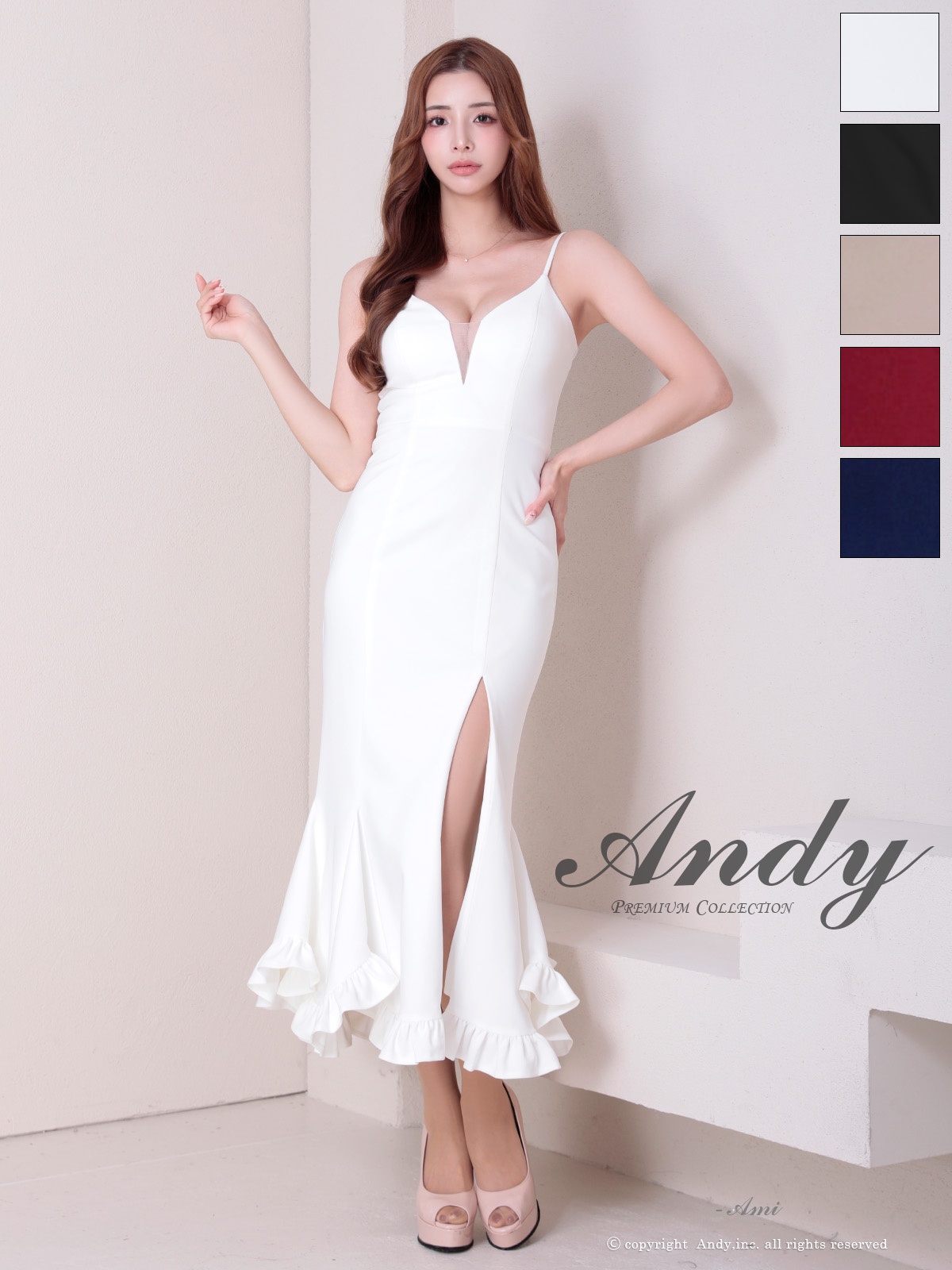 Andy アンディ 高級キャバドレスのカラーバリエーション画像2