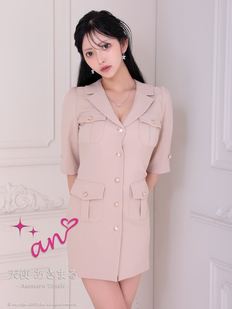 An アン 高級キャバドレスのカラーバリエーション画像2