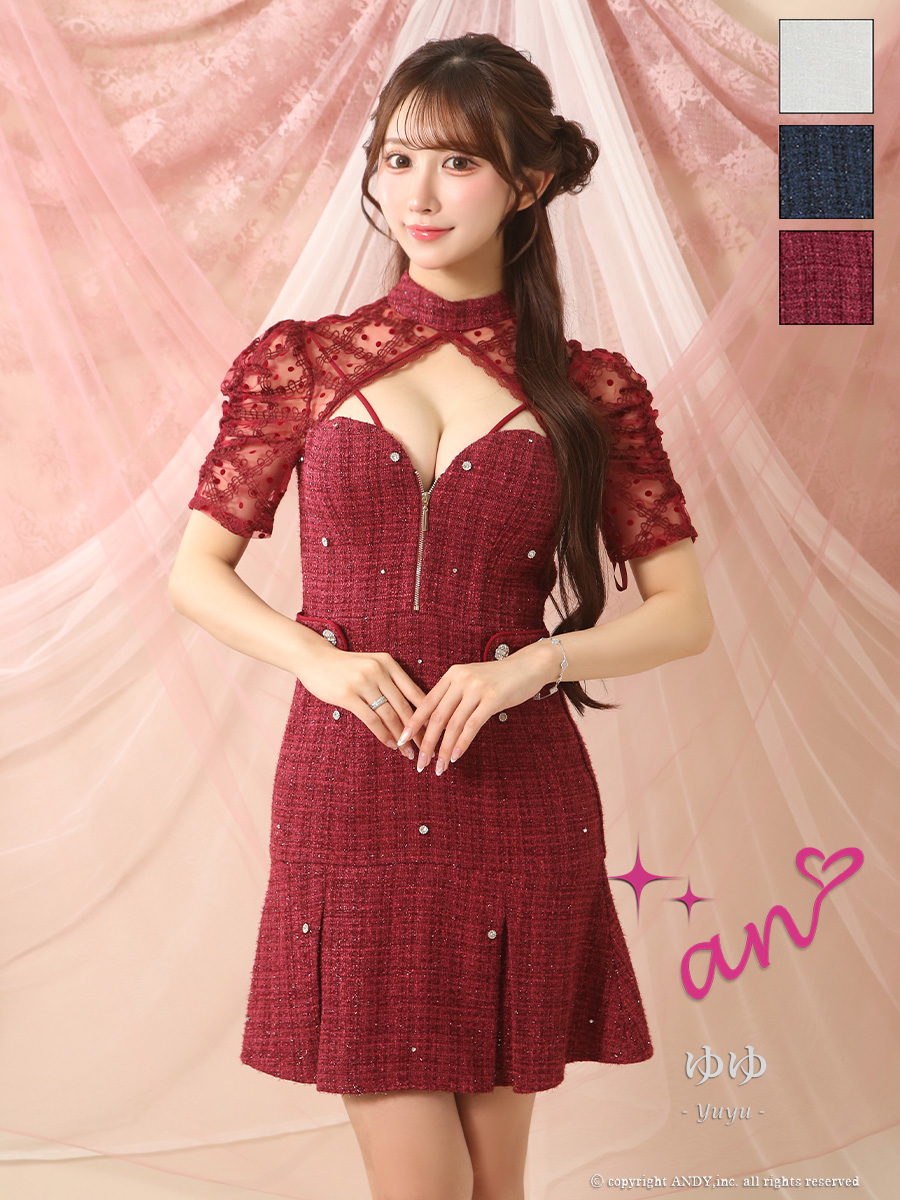 Andy アンディ 高級キャバドレスのカラーバリエーション画像2