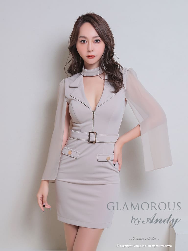 Andy アンディ GLAMOROUS グラマラス 高級キャバドレスのカラーバリエーション画像3