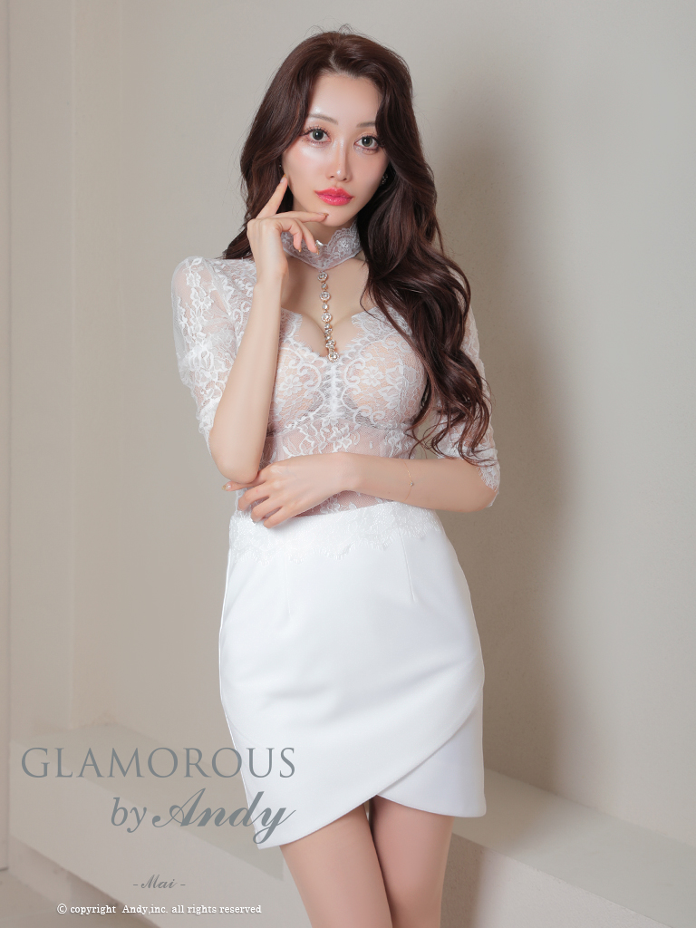 Andy アンディ GLAMOROUS グラマラス 高級キャバドレスのカラーバリエーション画像2