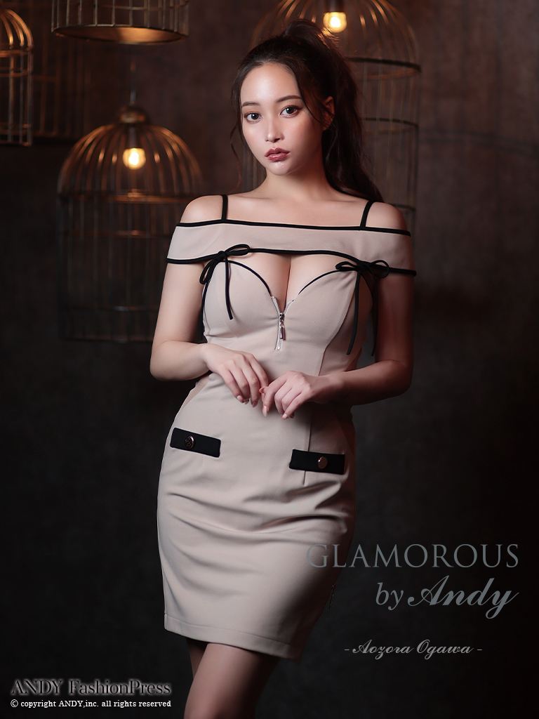 Andy アンディ GLAMOROUS グラマラス 高級キャバドレスのカラーバリエーション画像1