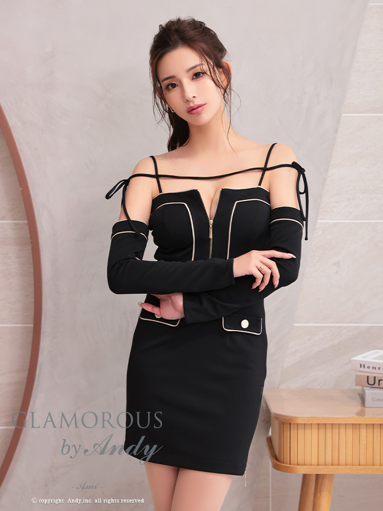 Andy アンディ GLAMOROUS グラマラス 高級キャバドレスのカラーバリエーション画像2