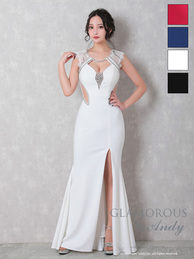 Andy アンディ GLAMOROUS グラマラス 高級キャバドレスのカラーバリエーション画像3