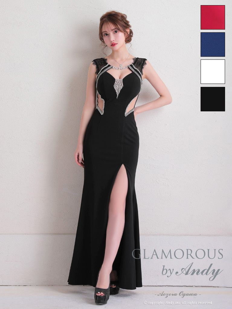 Andy アンディ GLAMOROUS グラマラス 高級キャバドレスのカラーバリエーション画像1