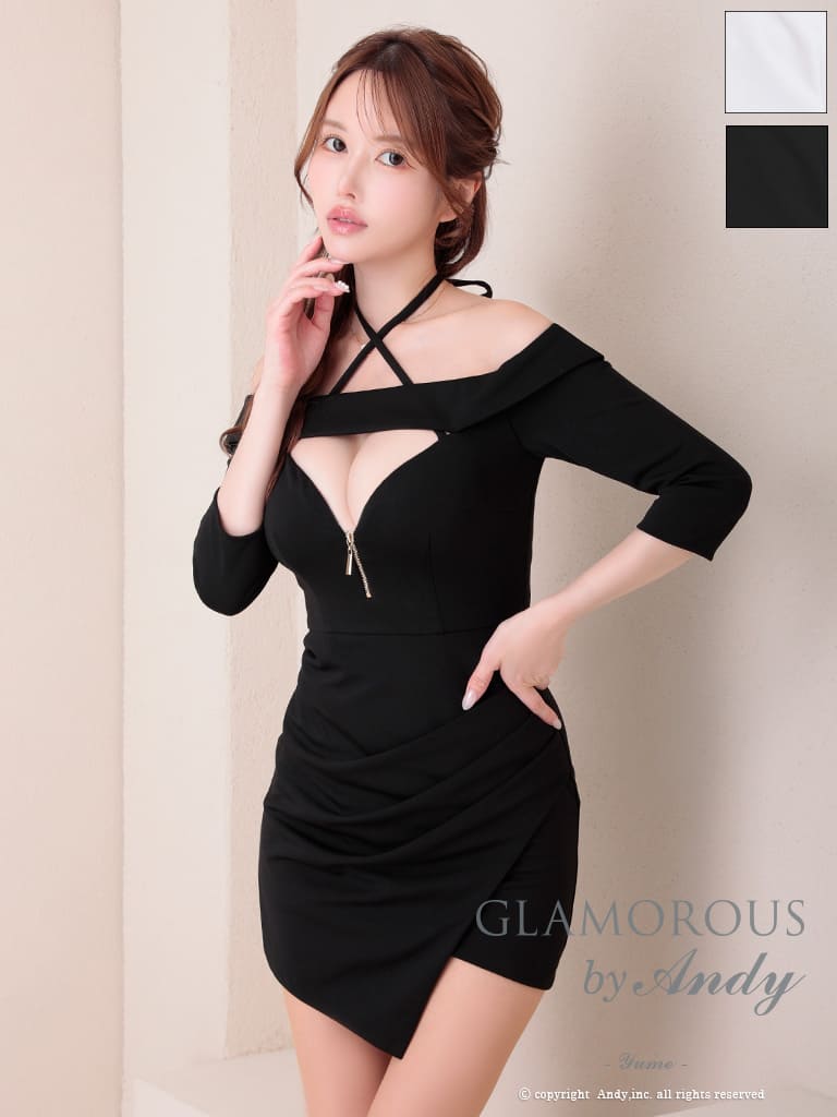 Andy アンディ GLAMOROUS グラマラス 高級キャバドレスのカラーバリエーション画像1