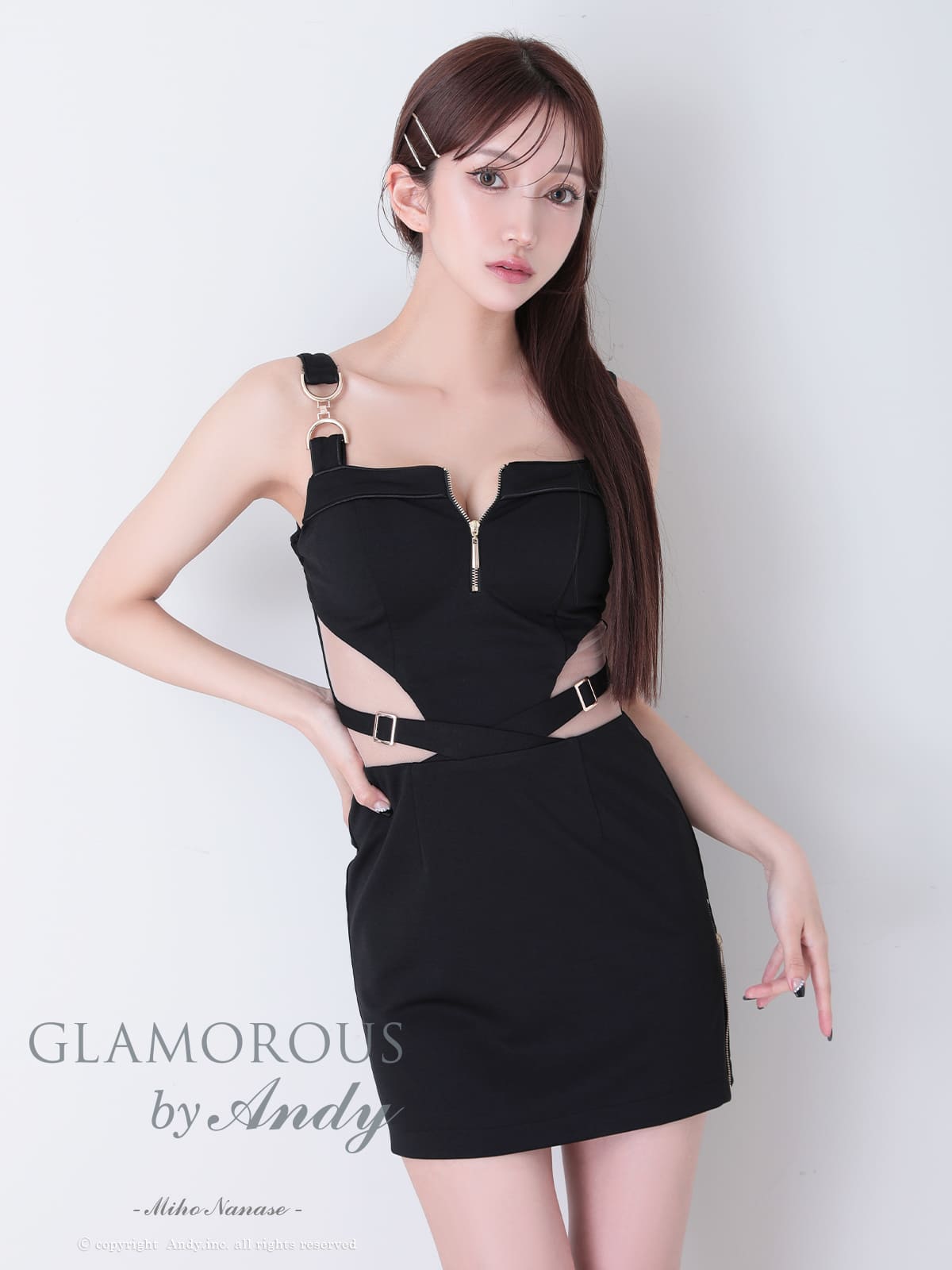Andy アンディ GLAMOROUS グラマラス 高級キャバドレスのカラーバリエーション画像2