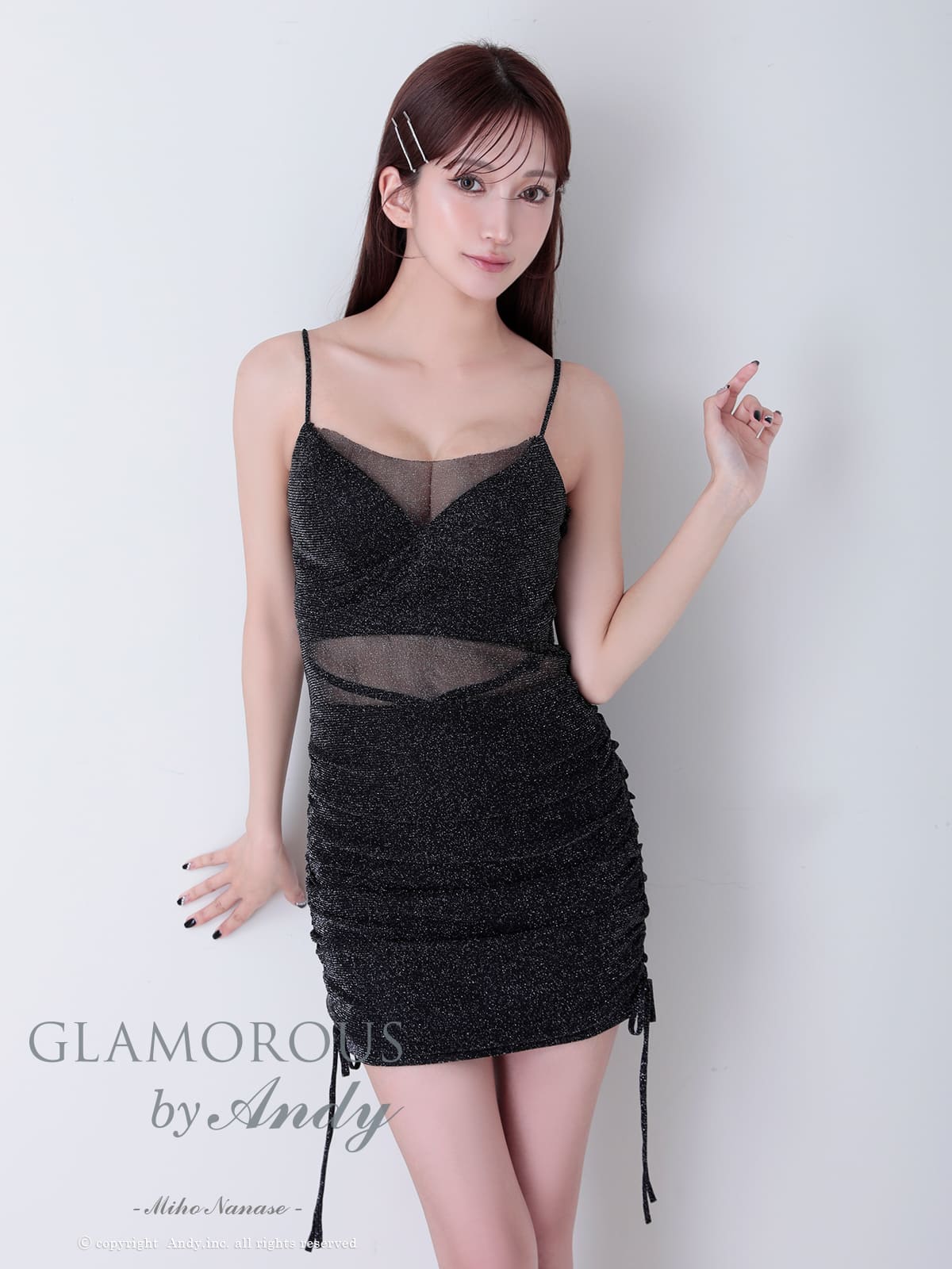 Andy アンディ GLAMOROUS グラマラス 高級キャバドレスのカラーバリエーション画像2